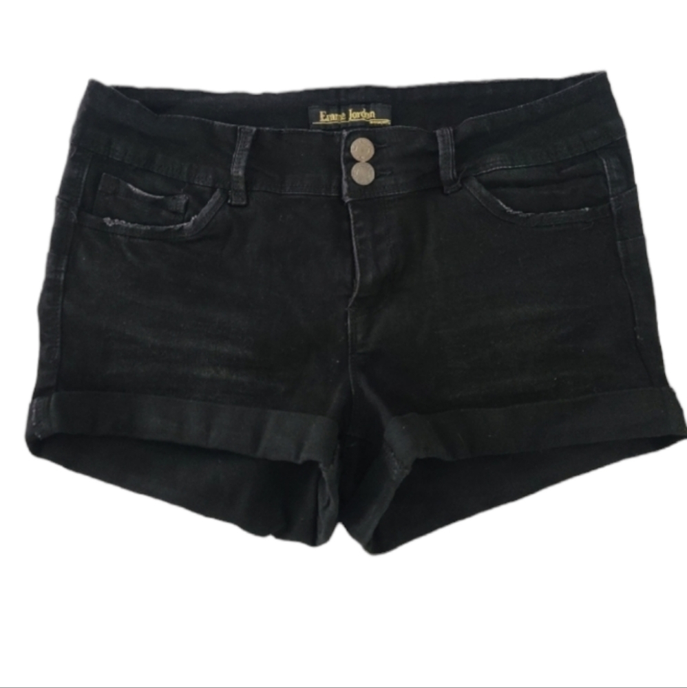 Women's Denim shorts Black size 13 Emme Jordan
